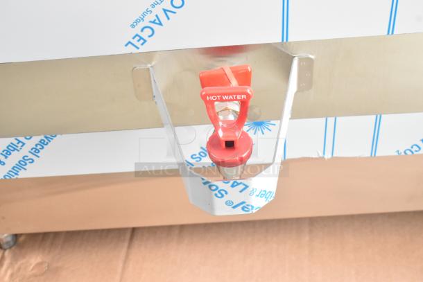 BRAND NEW 2024 Fetco HWB-25 stainless steel 25-gallon hot water dispenser, scratch and dent, 120/208-240V, 3-phase.