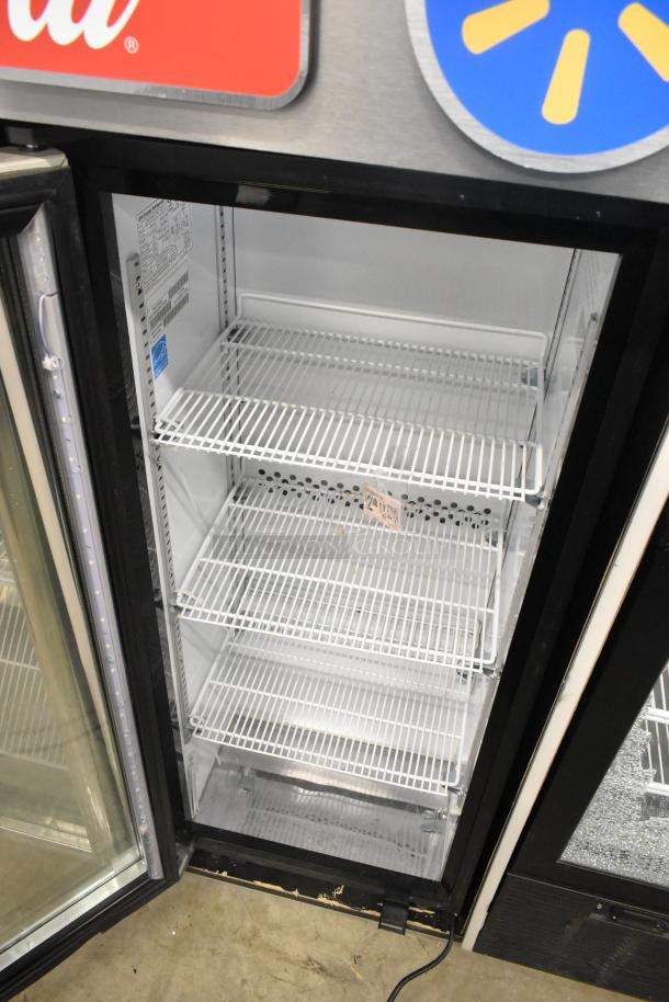 IDW 2023 G-4SI-N-2-3-4-B-5 commercial cooler, metal, 2-door, poly-coated racks, 115V, 1-phase, excellent condition.