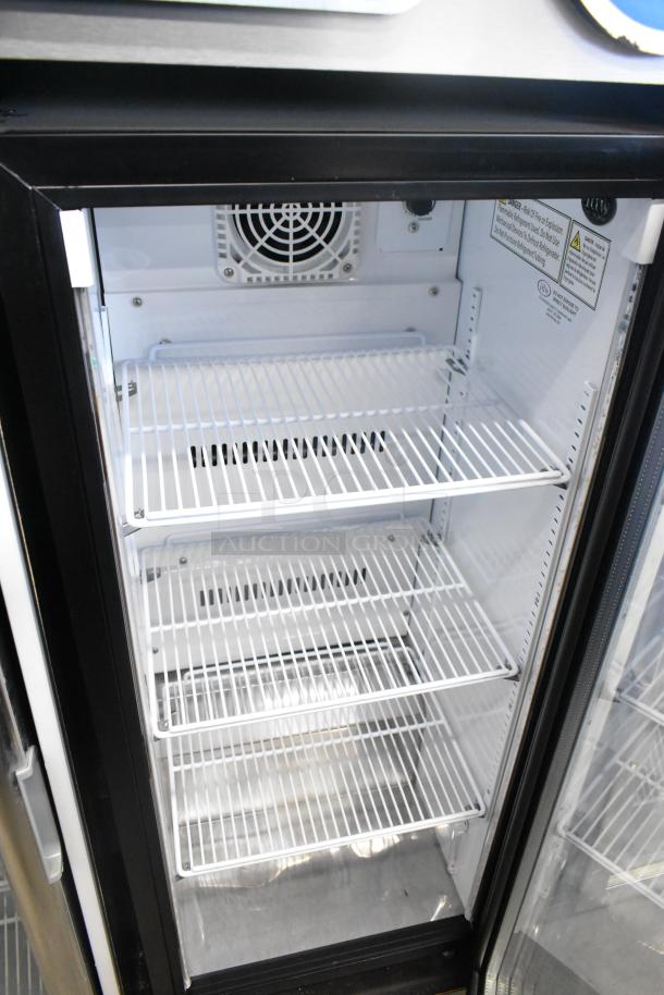 2023 IDW G-4SI-N-2-3-4-B-5 metal cooler, 2-door, poly-coated racks, excellent condition, 115V, 1 phase.