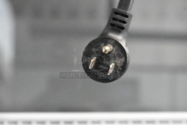 Power plug for 2021 True TSCI-600R-G-PH cooler, 115V, 1-phase.