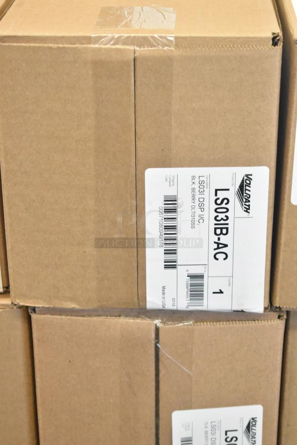 4 new Vollrath LS03IB-AC LidSaver™ 3 in-counter lid dispensers, suitable for 3 1/4" - 3 3/4" lids. Factory sealed boxes.