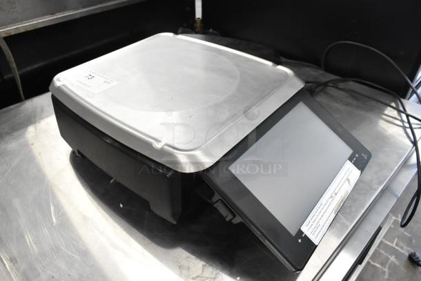2016 Hobart HTi Metal Commercial Countertop Food Portioning Scale. Features digital display, 120/208-240V, 1 Phase.
