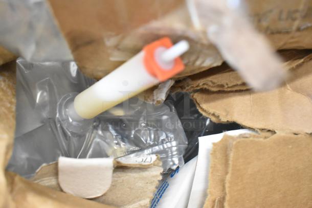 Three cleaning supply items including Diversey Stride Citrus Neutral Cleaner and Diversey Pro Strip Heavy Duty Floor Stripper in packaging.