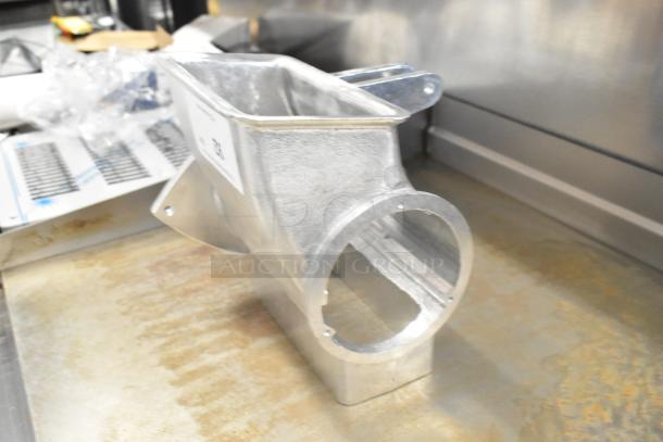 Metal grater attachment, durable construction, excellent condition. Model label indicates item number 726.