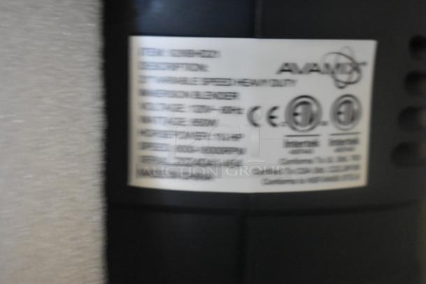 BRAND NEW SCRATCH AND DENT! AvaMix 21" Immersion Blender, 120V, 1 Phase, variable speed, heavy duty, made in China.
