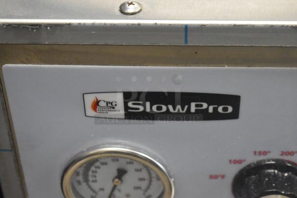 BRAND NEW 2024 CPG SlowPro CHCT1A Cook and Hold Oven, 120V, 1 Phase, shown with control panel and logo.