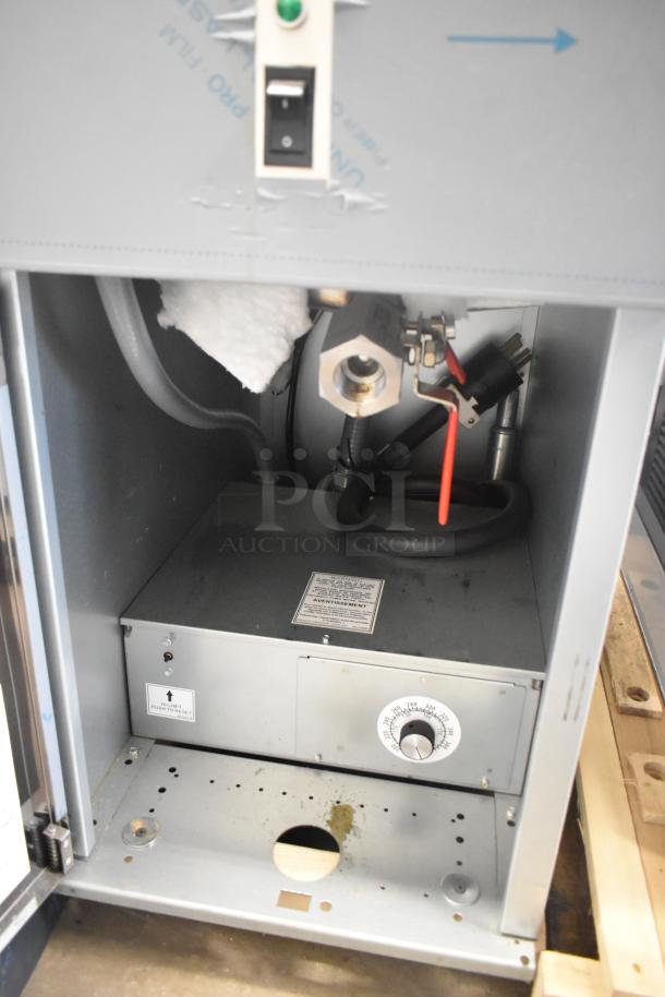 BRAND NEW 2024 Frymaster SR114ESD stainless steel electric fryer with 2 metal fry baskets, 240 volts, 3 phase.