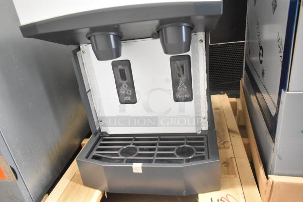 Brand new Scotsman HID312A-1A ice machine and water dispenser with 12 lb. bin, stainless steel, 115V, countertop model.