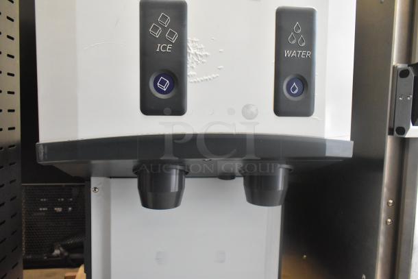 BRAND NEW Scotsman HID312AB-1A ice and water dispenser, 2024 model, stainless steel, countertop, 12 lb. bin, push button.