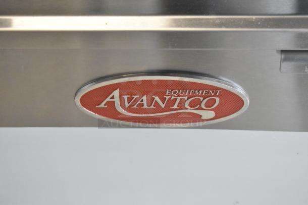 Avantco 177EF40E stainless steel commercial electric fryer, brand new with scratch and dent, includes 2 fry baskets.