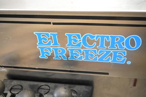 Electro Freeze 55TF-213 stainless steel soft serve machine, 2-flavor with twist, 230V, 1 phase, commercial countertop model.