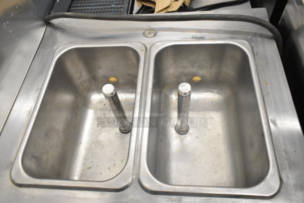 Electro Freeze 55TF-213 soft serve machine, stainless steel, two flavor with twist, 230V, 1 phase, good condition.
