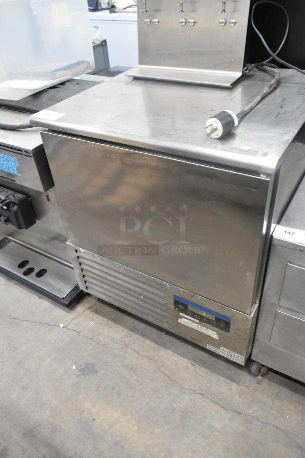 Standex BCF44244-0AX6 stainless steel single door blast chiller, 220V, 1 Phase, commercial undercounter model.