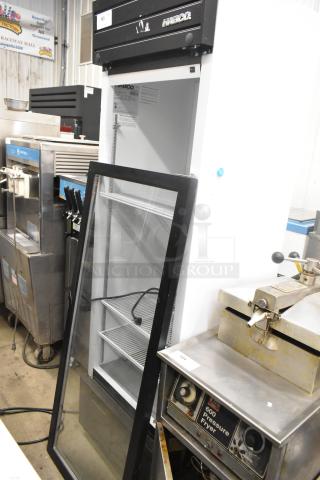 2019 Habco SE18 Commercial Cooler, single door, poly-coated racks, unattached door, 115 volts, 1 phase, model SE18.