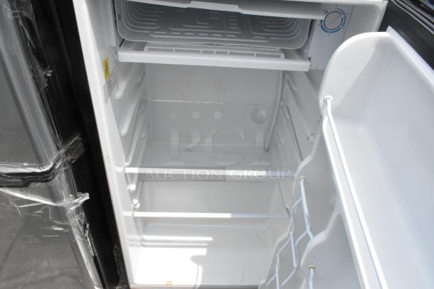 Set of 4 mini coolers including AccuCold ARG3PV, Nostalgia IRF32BK, Haier HC32TW10SB, Black & Decker BCD33B; 120V, 1 phase.