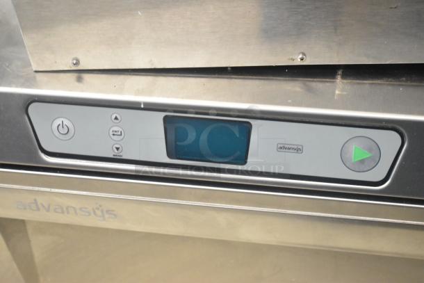 2019 Hobart LXCEPR stainless steel undercounter dishwasher, Advansys touch control panel, 120 Volts, 1 Phase.