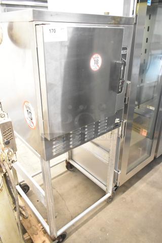 Hobart HC24EA5 Stainless Steel Commercial Electric Powered Single Deck Steam Cabinet. 208/240 Volts, 3/1 Phase. - Item #1196371