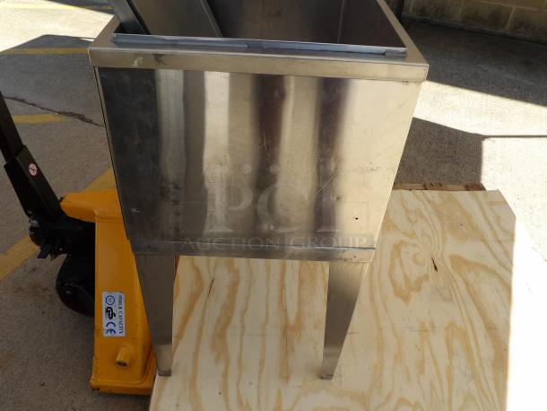 Capital Beverage Stainless Steel Cold Well, sturdy construction, good condition with minor wear. Ideal for beverage storage.