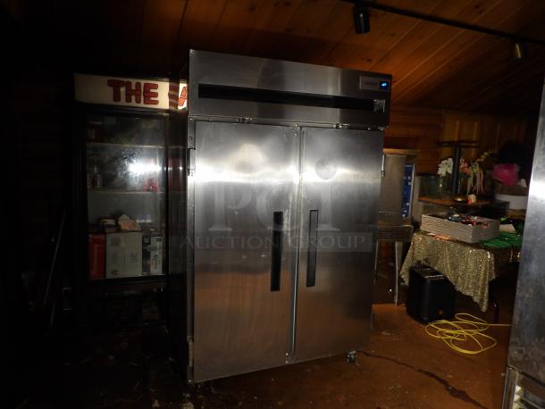 Delfield 6151XL-S two-door reach-in freezer, excellent condition, stainless steel, fully tested and working, 115V.