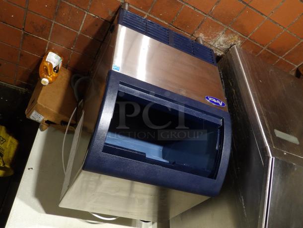 2018 Atosa YR280 Stainless Steel Ice Machine in nice condition, self-contained, undercounter, 115V, 1-phase.
