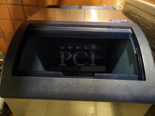 2018 Atosa YR280 stainless steel undercounter ice machine, good condition, 115V, 1 phase, self-contained.