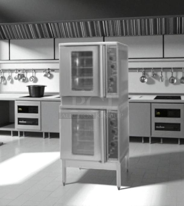 Moffat Turbofan E32MS double deck convection oven, excellent condition, 208V, fully tested and working.