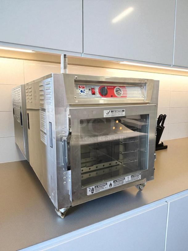 Metro C5 Heated Holding Cabinet, Model C563L-SFC-UA, 120V, NSF Certified, excellent condition, fully tested, front controls.