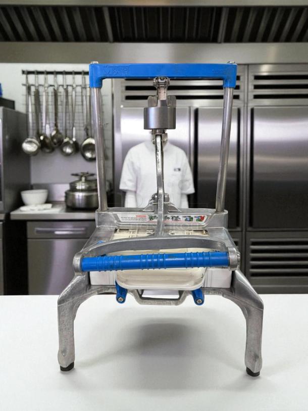 Prince Castle Saber King manual vegetable cutter, 3/8" slice, in immaculate condition, NSF certified, fully tested and working.