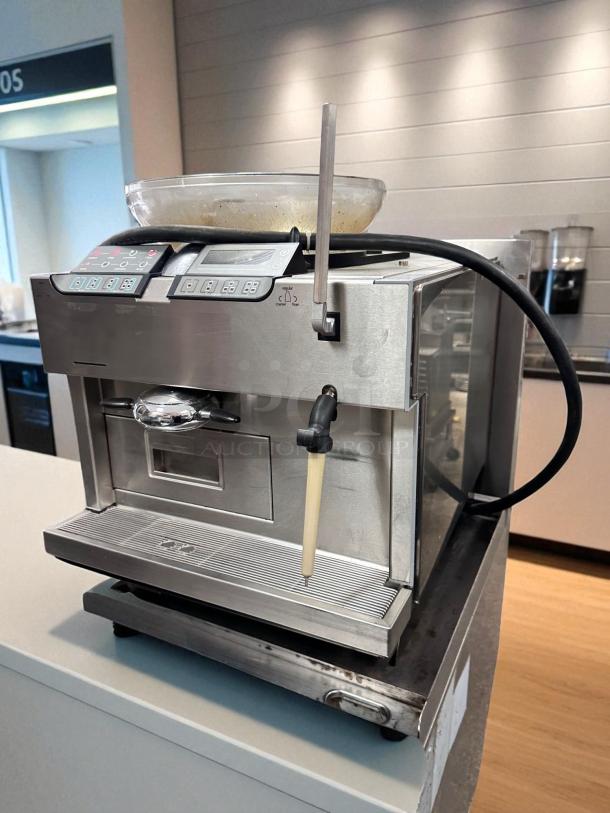 Carimali Eco Super-Automatic Espresso Machine, outstanding condition, dual group heads, steam wand, fully tested.