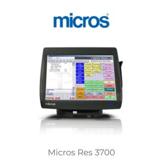 Oracle Micros RES 3700 POS System with touchscreen terminal, cash drawer, and power dock. Fully tested, top-tier condition.