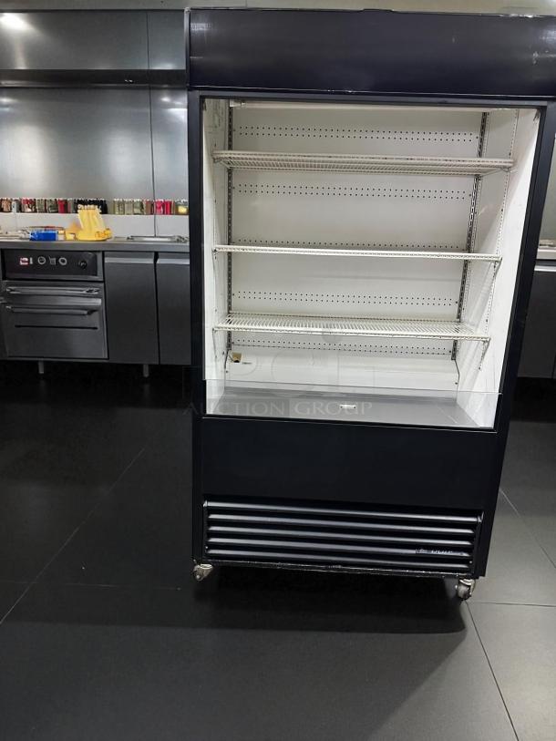 True TAC-48 air curtain open display merchandiser, 48", outstanding condition, 208/230V, fully tested and working.