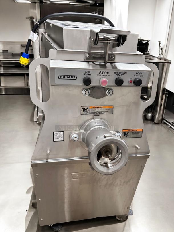 Hobart MG1532 mixer grinder, excellent condition, 150 lb. capacity, 208V/3Ph, foot pedal control, fully tested and working.