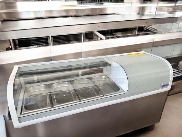 Omcan FPM-1 46" Refrigerated Sushi Display Case, Model 39553. Excellent condition, 110V, tested and working.