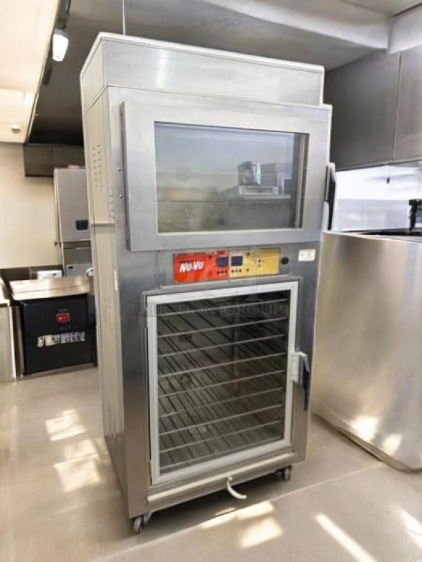 NU-VU SUB-123P Oven-Proofer Combo in immaculate condition. 208V 3Ph, fully tested, stainless steel, multiple racks, clear viewing windows.