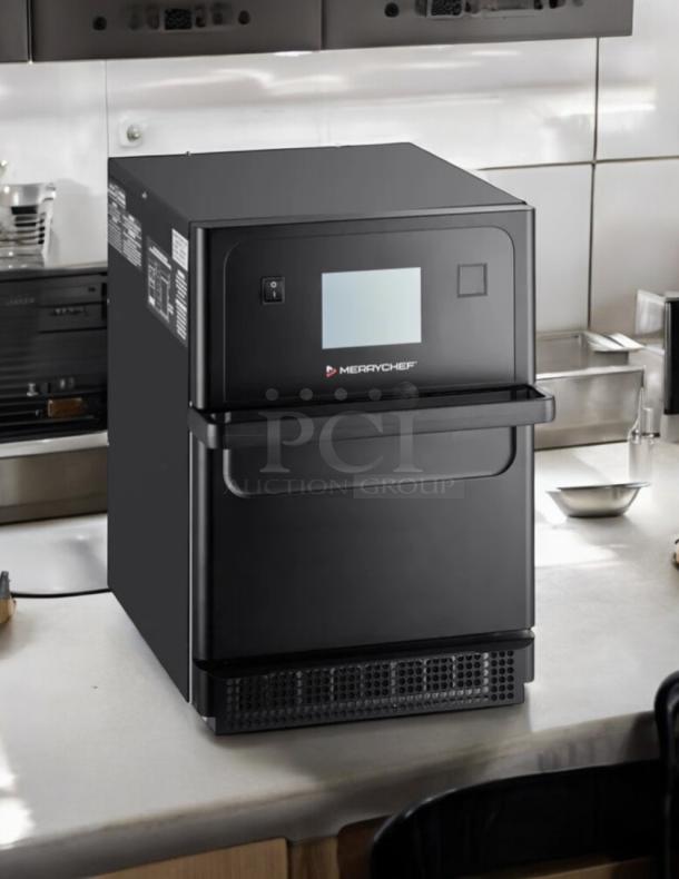 Merrychef eikon e2s high-speed commercial microwave/convection oven, immaculate condition, 208/240V, fully tested.