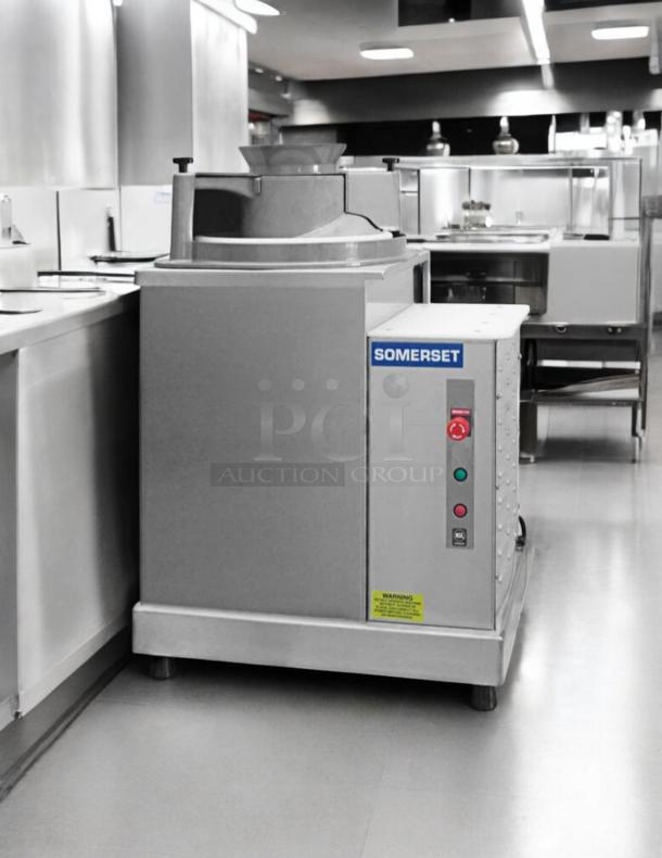 Somerset SDS-130 Dough Divider, stainless steel, outstanding condition, fully tested, visible control panel, kitchen setting.