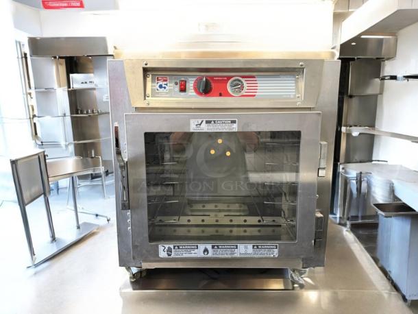 Metro C5 6-Series Heated Holding Cabinet, Model C563L-SFC-UA, flawless condition, full-view door, fully tested and working.