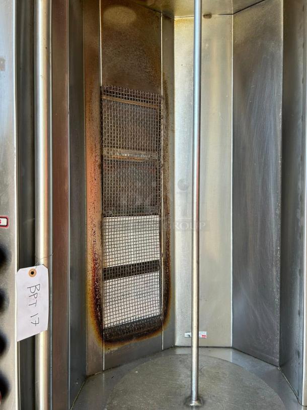 Attias S4Y-4 Gyro Machine in exceptional condition, gas vertical broiler, made in USA, fully tested, visible tag: BPT 17.