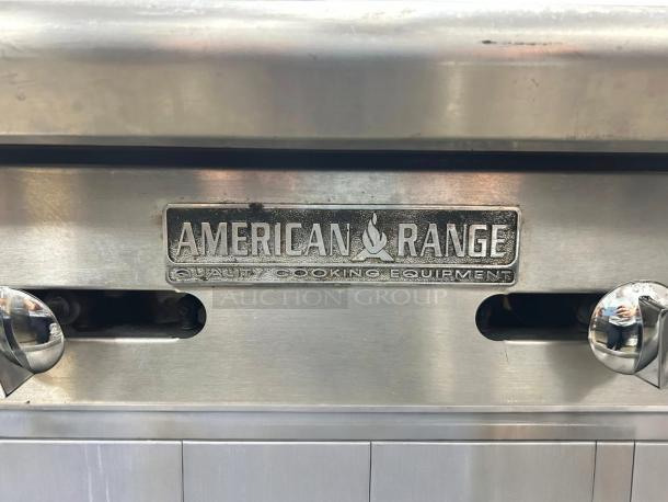 American Range ARMG-36 gas griddle, 36" countertop, manual controls, outstanding condition, fully tested.