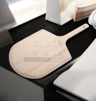 Like-New Condition – (QTY 8) Winco WPP-1222 Wooden Pizza Peels – 22