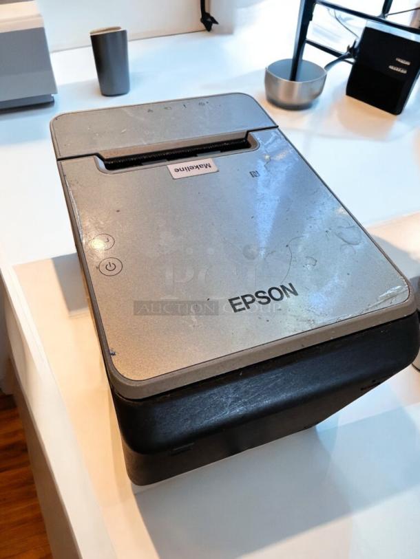 Epson TM-m30II-H POS Thermal Receipt Printer in pristine condition, features USB/Ethernet/NFC connectivity. Fully tested.