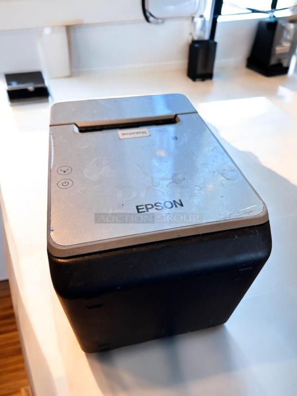 Epson TM-m30II-H POS thermal receipt printer in pristine condition, USB/Ethernet/NFC, fully tested and working.