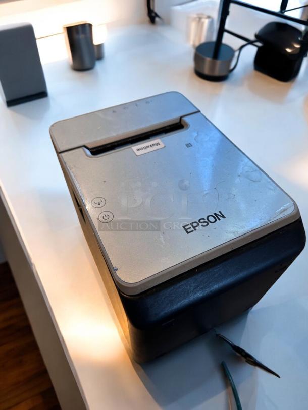 Epson TM-m30II-H POS Thermal Receipt Printer, USB/Ethernet/NFC, pristine condition, fully tested and working.