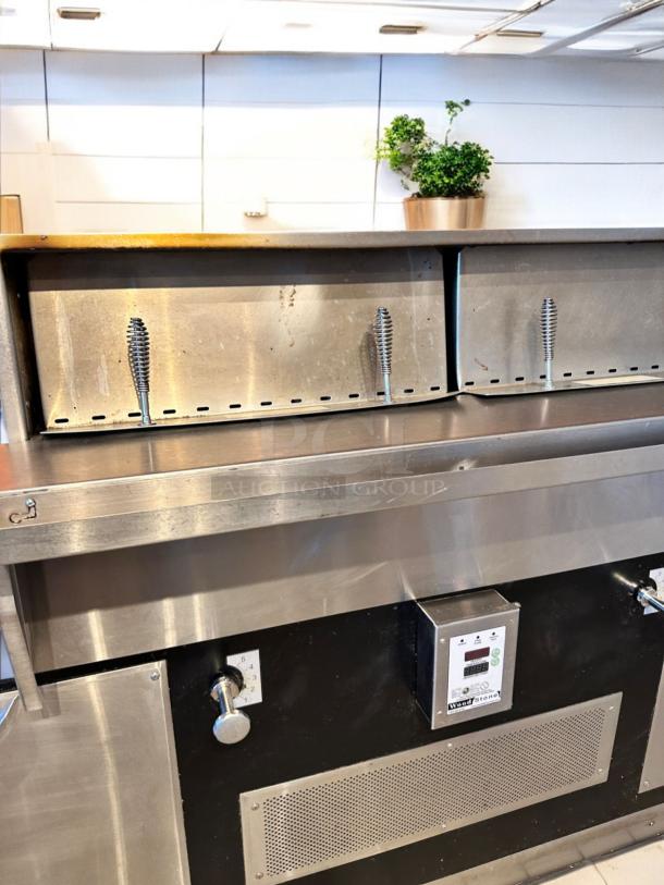 Wood Stone Mt. Adams 9660 Pizza Oven, natural gas, stainless steel, tested, excellent condition, control panel visible.