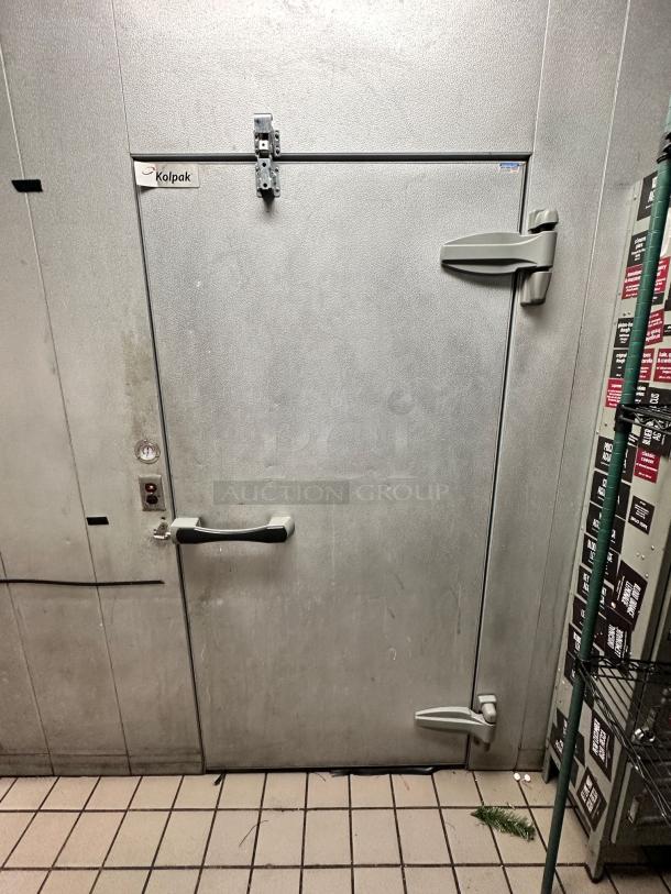 Kolpak Walk-In Cooler/Freezer Combo, Model 4010130519DR25, 12'6"x9'0"x8'4", used, outstanding condition, code WIC01.