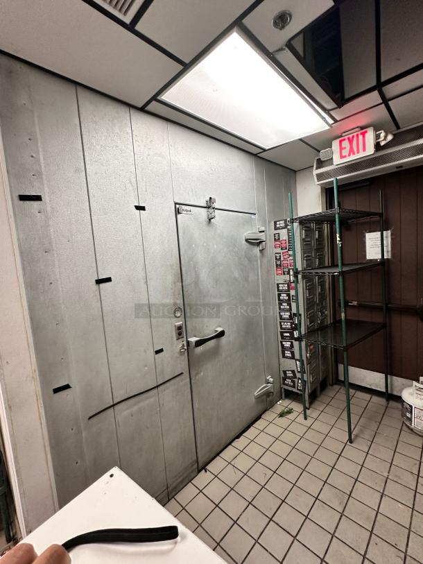Kolpak Walk-In Cooler/Freezer Combo in outstanding used condition, model 4010130519DR25, 12'6" x 9'0" x 8'4", fully functional.