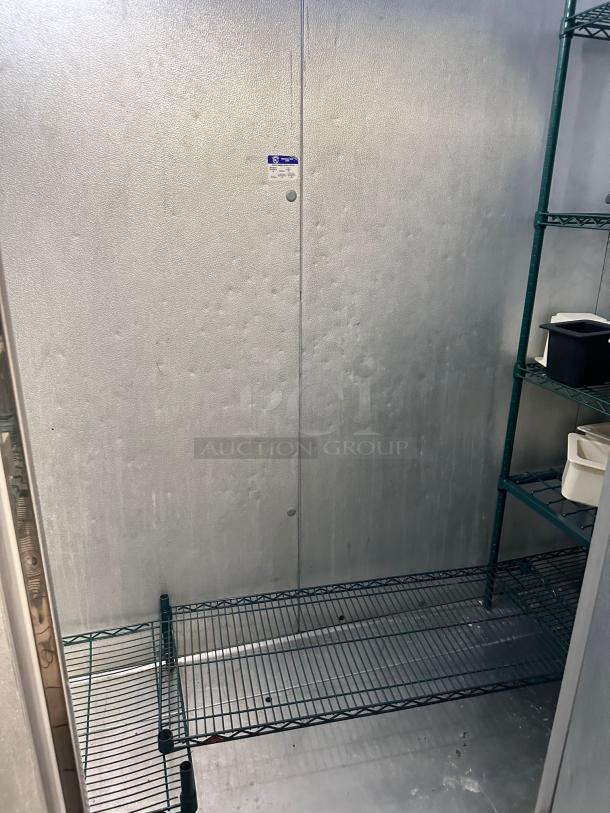 Kolpak walk-in cooler/freezer combo, model 4010130519DR25, 12'6" x 9'0" x 8'4", outstanding condition, fully functional.