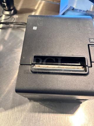 Epson TM-T88VII thermal receipt printer, excellent condition, USB/Ethernet/RS-232, fully tested, Seiko Epson Corp., Model M331A.