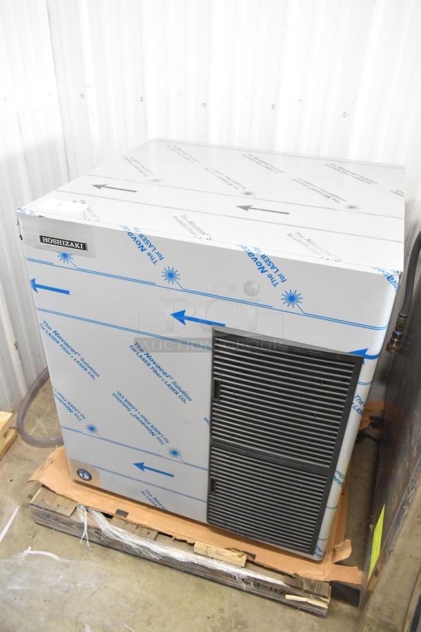 2023 Hoshizaki F-1501MAJ-C Stainless Steel Cubelet Ice Machine, brand new, minor scratches, 30" commercial unit, 1327 lb capacity.