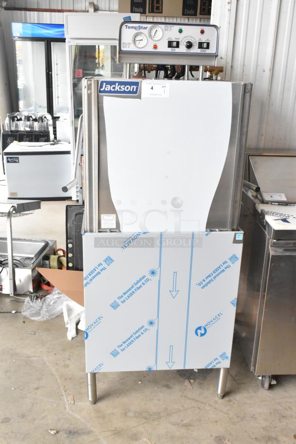 Brand new 2024 Jackson Tempstar stainless steel commercial dishwasher, with electric booster heater. Scratch and dent condition.